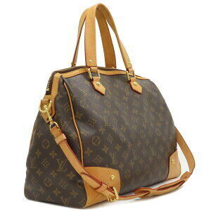 Louis Vuitton Monogram Brown Canvas Shoulder Retiro Bag Handbag